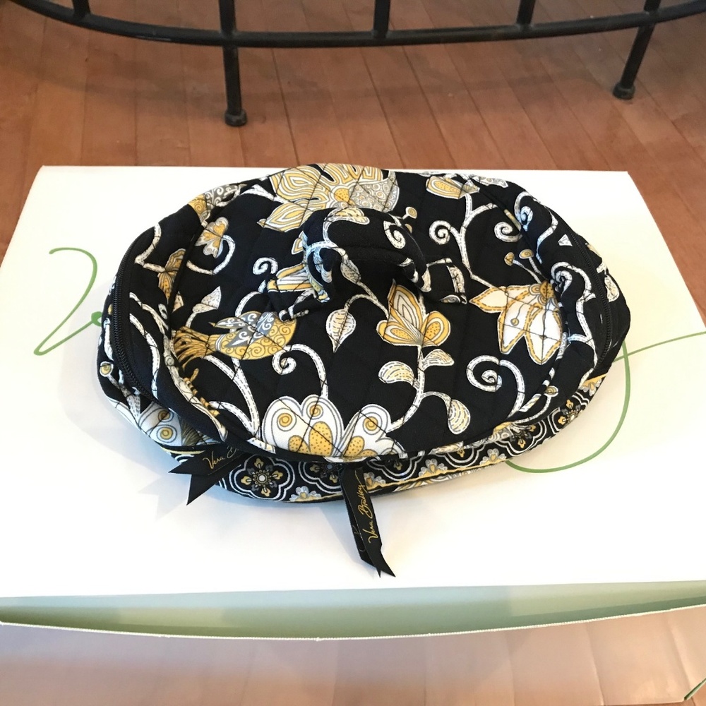 Vera Bradley Yellow Bird Travel Toiletry Bag